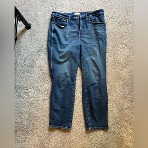 Madewell 18W stovepipe jeans